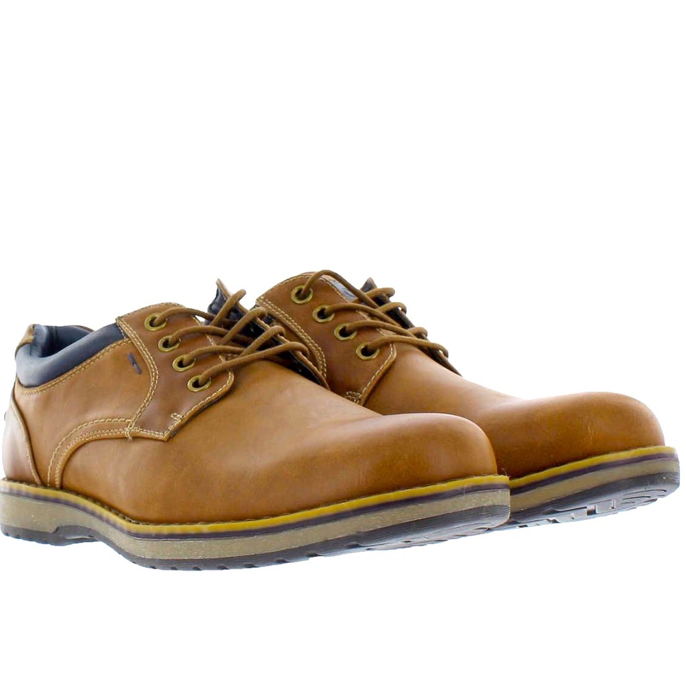 Izod Men’s Cal Oxford Brown Lace-Up Shoe, size 12